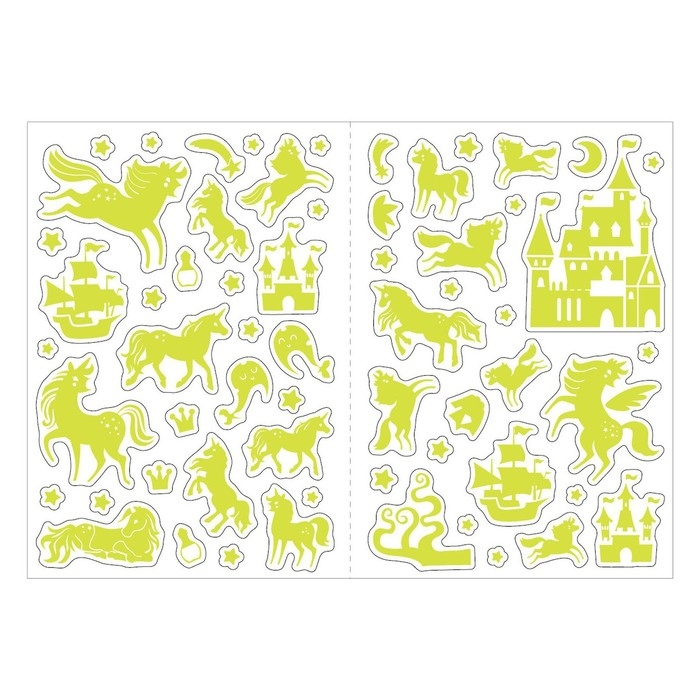 Книга со светящимися наклейками «Страна чудес», 60 наклеек, 4 стр. Книга со светящимися наклейками «Страна чудес», 60 наклеек, 4 стр.