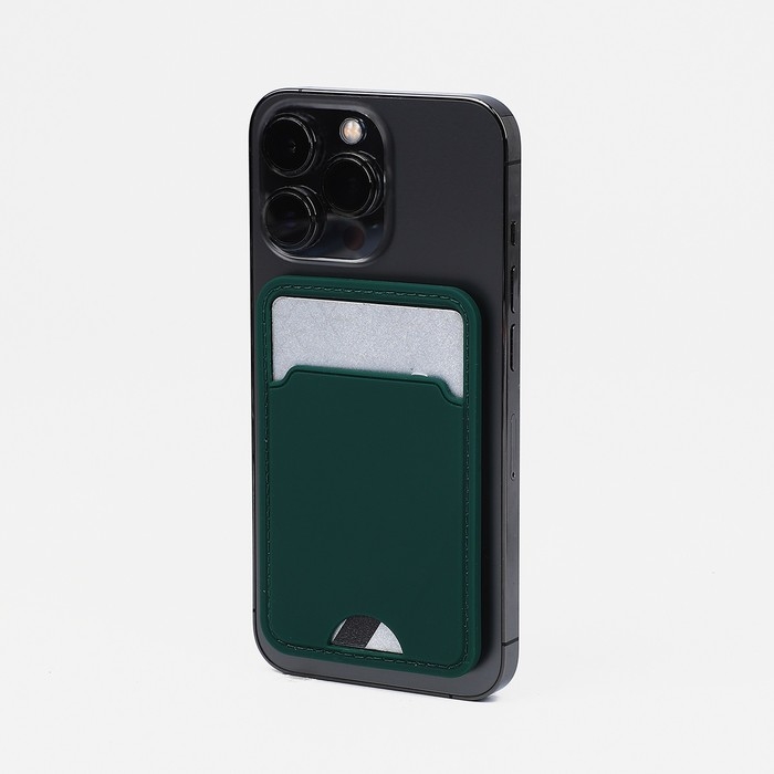 Картхолдер на телефон, цвет зелёный Картхолдер на телефон, цвет зелёный