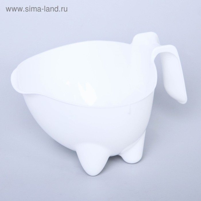 Ванночка «Буль-Буль», со сливом, цвет белый, ковш МИКС Ванночка «Буль-Буль», со сливом, цвет белый, ковш МИКС
