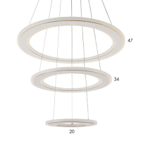 Люстра BayerLux 2678/3 LED 200Вт 3000-6000К белый 47х47х33 см