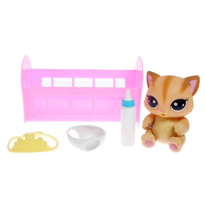 Игрушка-сюрприз «Плюш сплюш» в кроватке с аксессуаром, zoo-МИКС Игрушка-сюрприз «Плюш сплюш» в кроватке с аксессуаром, zoo-МИКС