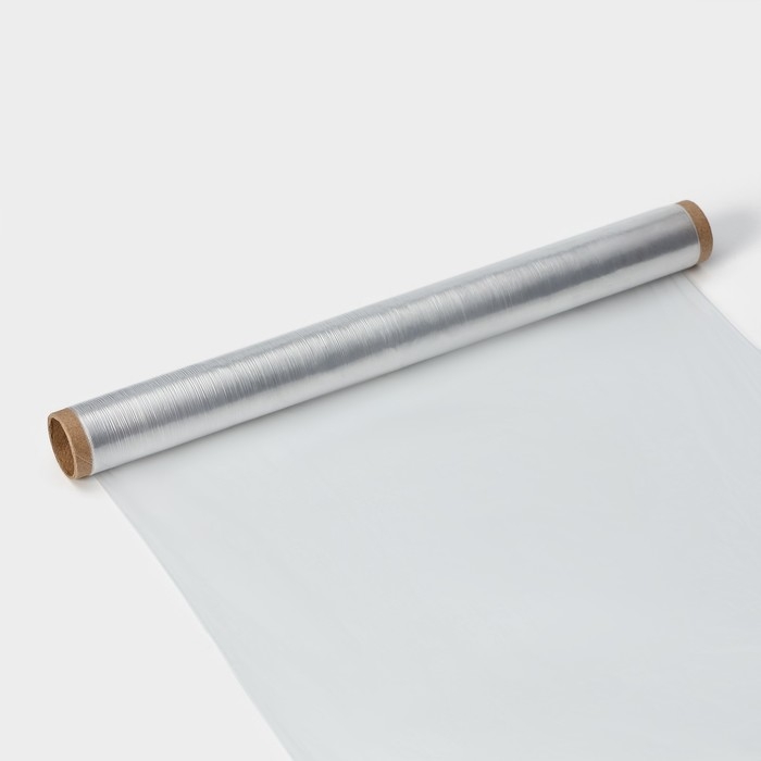 Плёнка пищевая Доляна, 30 см × 20 м, 8 мкм, цвет белый Плёнка пищевая Доляна, 30 см × 20 м, 8 мкм, цвет белый