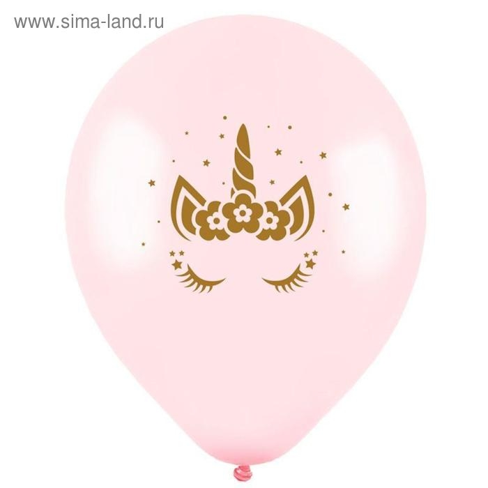Шар латексный 12 Шар латексный 12" «Глазки единорога», пастель, 2-сторонний, набор 100 шт., МИКС