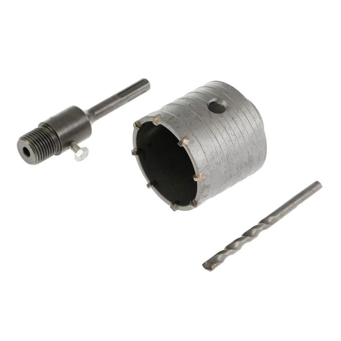 Коронка буровая в сборе ТУНДРА, SDS-plus, М22 х 68 мм Коронка буровая в сборе ТУНДРА, SDS-plus, М22 х 68 мм