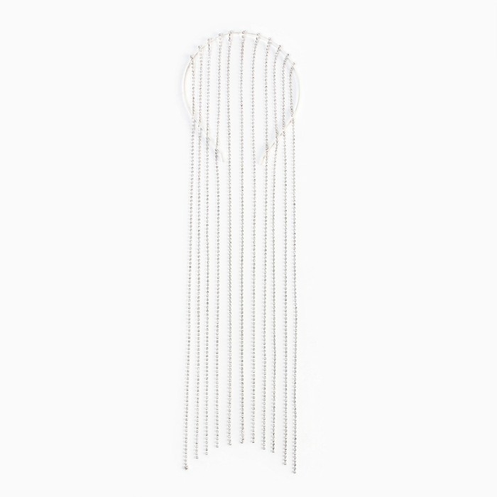 Ободок для волос со стразами «Слушай сердце» 0.5 х 12 х 42 см Ободок для волос со стразами «Слушай сердце» 0.5 х 12 х 42 см