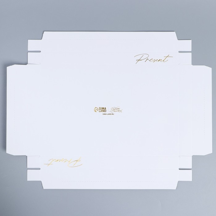 Коробка кондитерская для муссовых пирожных «Present», 27 х 17.8 х 6.5 см Коробка кондитерская для муссовых пирожных «Present», 27 х 17.8 х 6.5 см