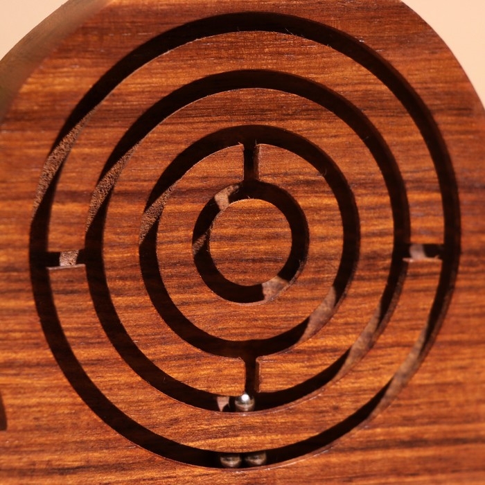 Головоломка-лабиринт  Головоломка-лабиринт "Улитка" 14х11 см, дерево шишам