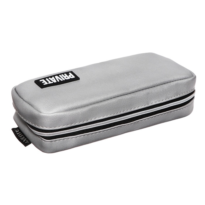 Пенал мягкий, 1 отделение, 90 х 210 х 50 мм, объёмный, deVENTE Private, искусственная кожа, серый 7025341 Пенал мягкий, 1 отделение, 90 х 210 х 50 мм, объёмный, deVENTE Private, искусственная кожа, серый 7025341