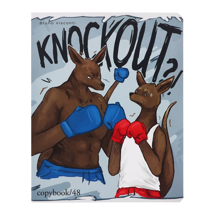 Тетрадь 48 листов в клетку Тетрадь 48 листов в клетку "На спорте", обложка мелованный картон, ламинация "софт-тач", МИКС