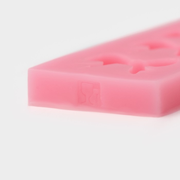 Молд Доляна «Шесть бантов», силикон, 15×4,5 см, цвет МИКС Молд Доляна «Шесть бантов», силикон, 15×4,5 см, цвет МИКС