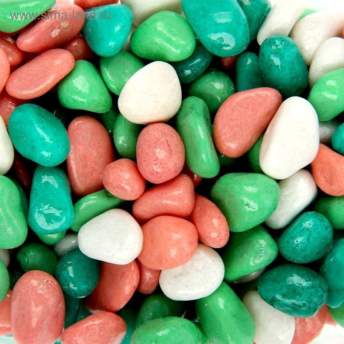 Грунт для аквариума (5-10 мм), салатовый-белый-бирюзовый-розовый, 350 г Грунт для аквариума (5-10 мм), салатовый-белый-бирюзовый-розовый, 350 г