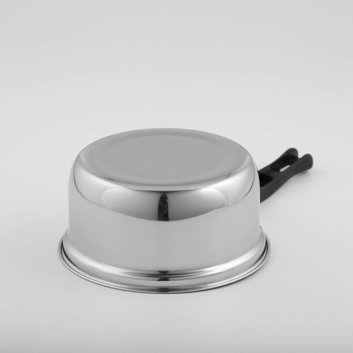 Сотейник из нержавеющей стали Доляна «Индия», 900 мл, d=15,5 см, пластиковая ручка, цвет серебряный Сотейник из нержавеющей стали Доляна «Индия», 900 мл, d=15,5 см, пластиковая ручка, цвет серебряный