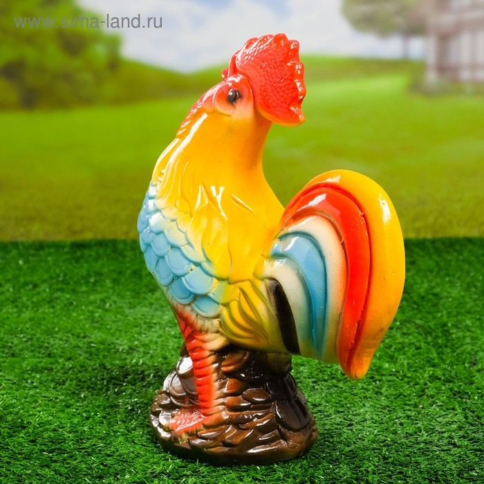Садовая фигура  Садовая фигура "Петух Петя" 29см