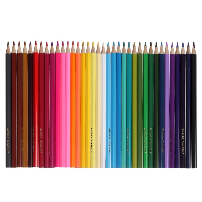 Карандаши 36 цветов Карандаши 36 цветов "Каляка-Маляка", шестигранные