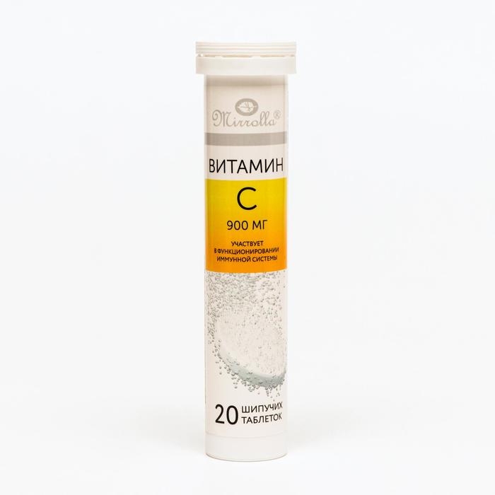 Витамин C 900 «Мирролла», 20 шипучих таблеток Витамин C 900 «Мирролла», 20 шипучих таблеток