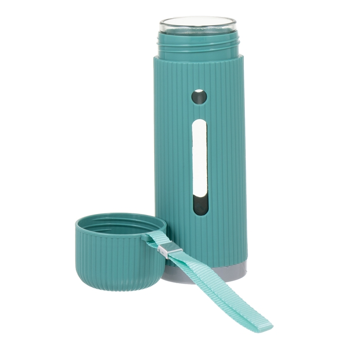 Бутылка для воды, 380 мл, бирюзовая Бутылка для воды, 380 мл, бирюзовая