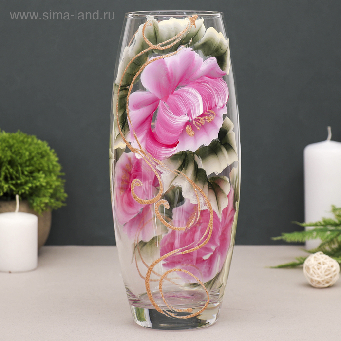 Ваза Ваза "Пышные цветы" 7,5х11х26 см