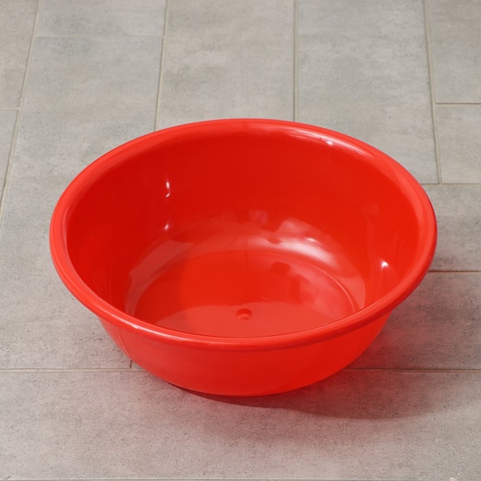 Таз хозяйственный круглый, 9 л, d=36 см, h=11,5 см, цвет красный Таз хозяйственный круглый, 9 л, d=36 см, h=11,5 см, цвет красный