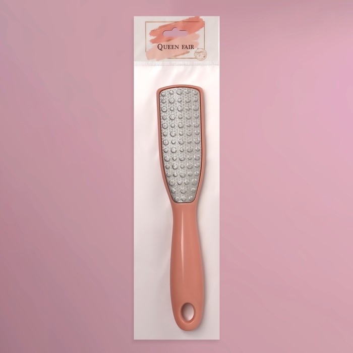 Пилка для ног, трапеция, лазерная, двусторонняя, 24,5 см, цвет розовый Пилка для ног, трапеция, лазерная, двусторонняя, 24,5 см, цвет розовый