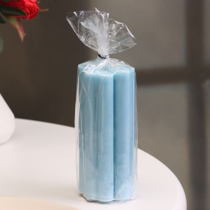 Свеча-цилиндр Свеча-цилиндр "Четырехлистник", 4,5х10,5 см, нива, 6 ч