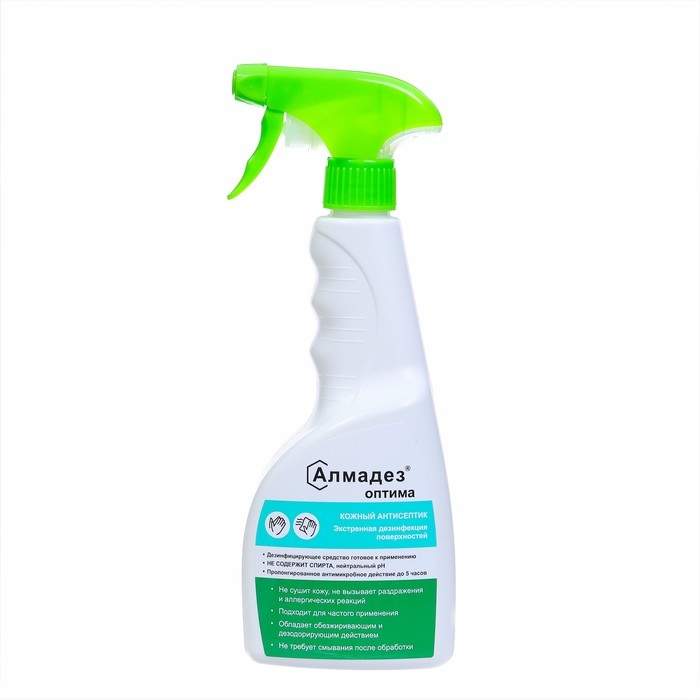 Бесспиртовой кожный антисептик Алмадез-Оптима, 500 мл Бесспиртовой кожный антисептик Алмадез-Оптима, 500 мл