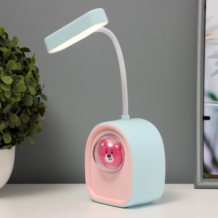 Ночник  Ночник "Кидс" LED 3Вт USB АКБ бело-голубой 7,5х5,3х20,5 см