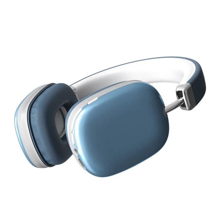 Наушники беспроводные RX-8, полноразмерные, микрофон, BT 5.3, AUX, 400 мАч, синие Наушники беспроводные RX-8, полноразмерные, микрофон, BT 5.3, AUX, 400 мАч, синие