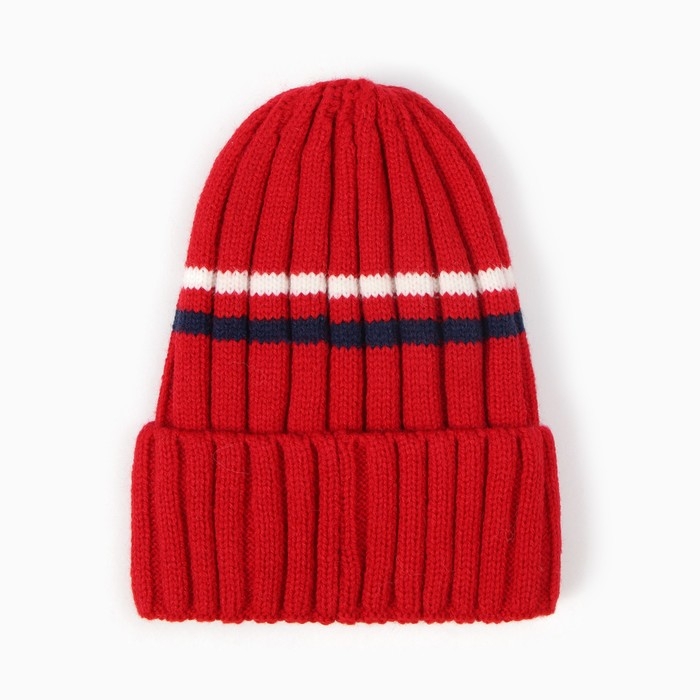 Шапка детская, цвет красный, размер 52-54 Шапка детская, цвет красный, размер 52-54