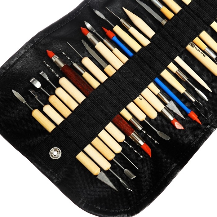 Набор инстр для лепки и модел BRAUBERG ART CLASSIC 30 шт в скрутке Набор инстр для лепки и модел BRAUBERG ART CLASSIC 30 шт в скрутке