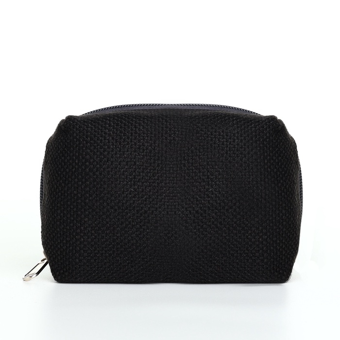 Косметичка дор Одноцвет, 13*6*9, отд на молнии, подкладка, черный Косметичка дор Одноцвет, 13*6*9, отд на молнии, подкладка, черный