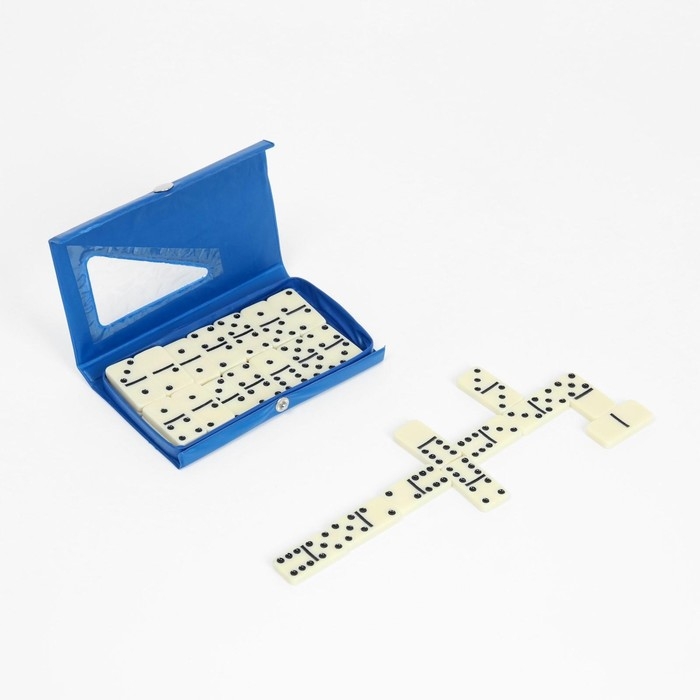 Домино Домино "Форкас", 9 х 15 см, костяшка 4 х 2 см, синее