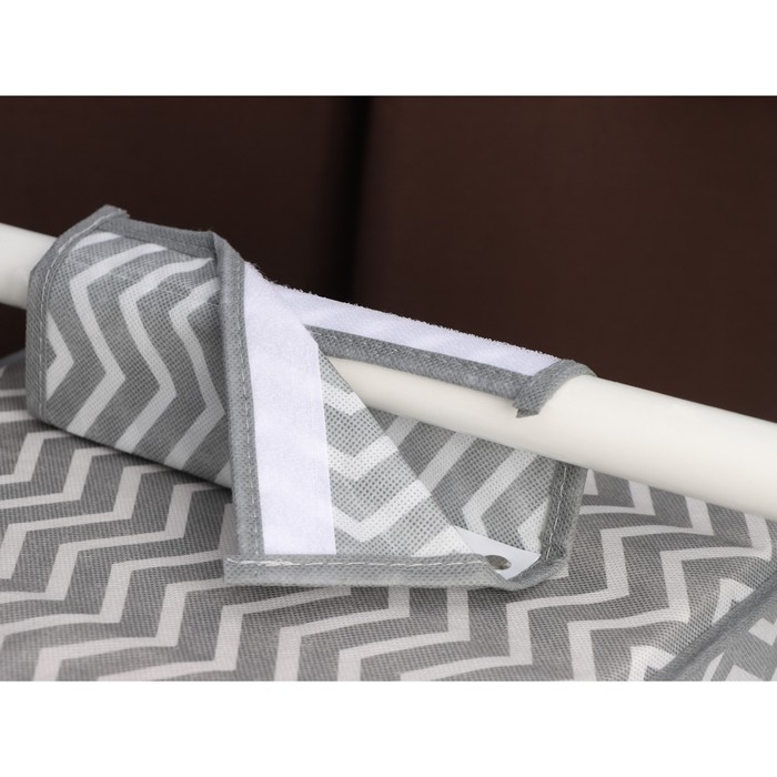 Органайзер подвесной «Симетро», 4 отделения, 80×30×30 см, цвет серый Органайзер подвесной «Симетро», 4 отделения, 80×30×30 см, цвет серый