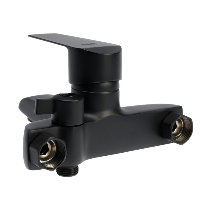 Смеситель для ванны ZEIN Z3855, однорычажный, душевой набор, лейка 5 режимов, черный Смеситель для ванны ZEIN Z3855, однорычажный, душевой набор, лейка 5 режимов, черный