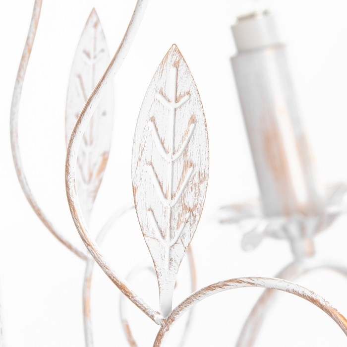 Люстра Люстра "Беатрис" 3xE14 40Вт белый с золотой патиной 56,5х56,5х48,5-105 см BayerLux