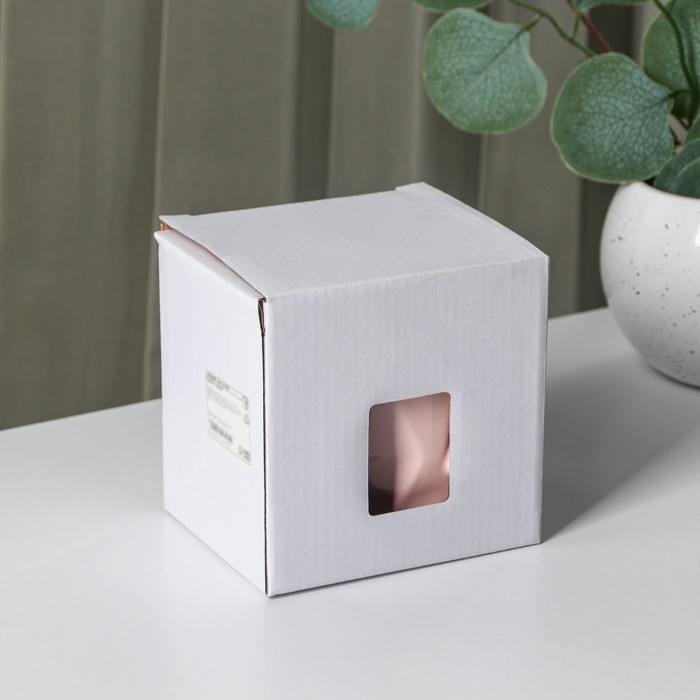 Кружка керамическая с ложкой «Стильный мишка», 320 мл, цвет розовый Кружка керамическая с ложкой «Стильный мишка», 320 мл, цвет розовый