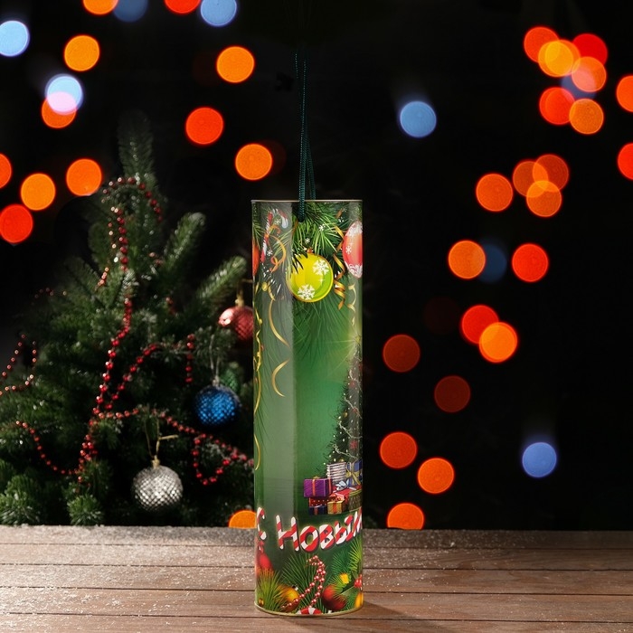 Новый год. Подарочная коробка, тубус под бутылку «Нарядная ёлка» 92 х 350 мм (330 мм внутр. высота). Новый год. Подарочная коробка, тубус под бутылку «Нарядная ёлка» 92 х 350 мм (330 мм внутр. высота).