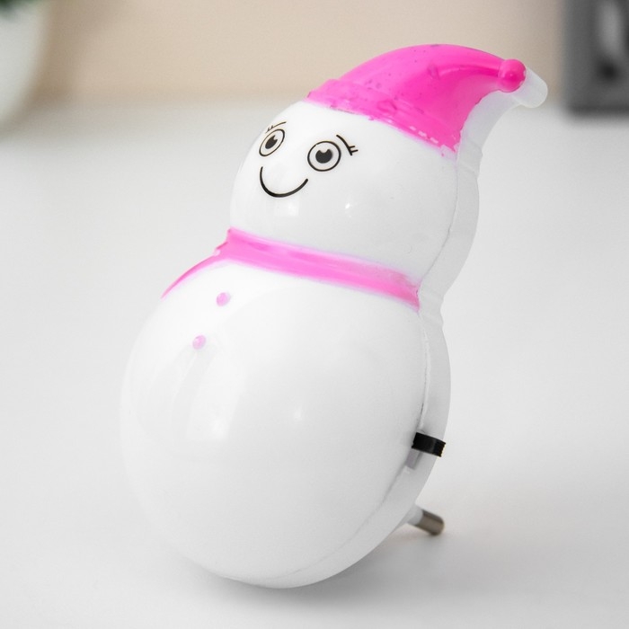 Ночник Ночник "Снеговик" LED 3х7х10см RISALUX