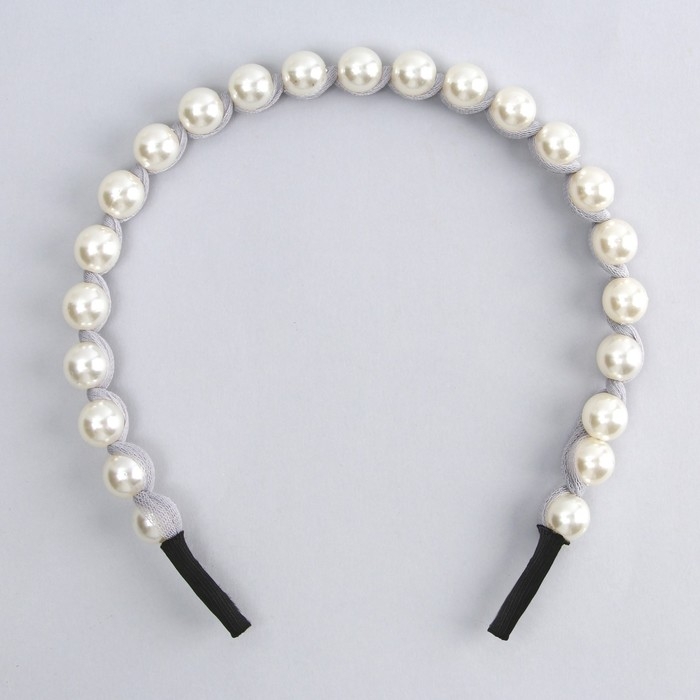 Ободок для волос с жемчугом новогодний «For you» на Новый год Ободок для волос с жемчугом новогодний «For you» на Новый год