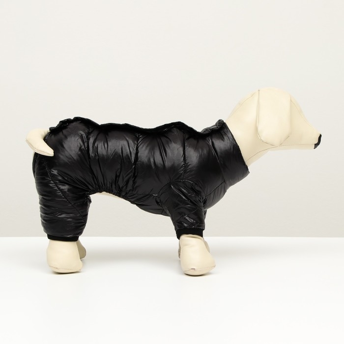 Комбинезон на кнопках, размер 8 (ДС 23 см, ОГ 30, ОШ 22 см), чёрный Комбинезон на кнопках, размер 8 (ДС 23 см, ОГ 30, ОШ 22 см), чёрный