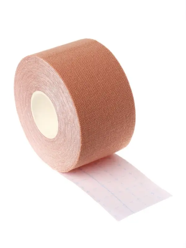 Кинезио - тейп, 3.8 см &times; 5 м, бежевый
