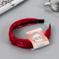 Ободок для волос &laquo;Джун&raquo;, 2.5 см, красный