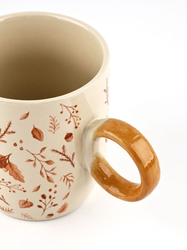 Кружка керамическая Дорого внимание «Листья», 420 мл Кружка керамическая Дорого внимание «Листья», 420 мл