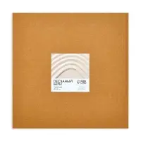 Тарелка плоская керамическая &laquo;Песчаный берег&raquo;, d=23 см, ручная работа