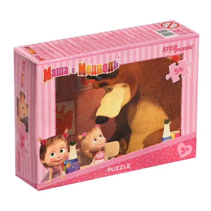 Пазлы «Маша и Медведь», 54 элемента, МИКС