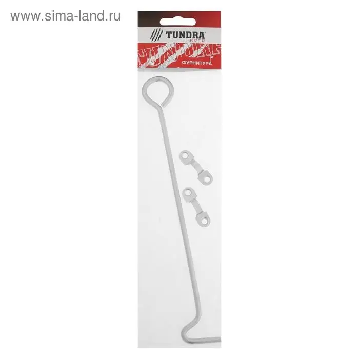 Крючок ветровой ТУНДРА КР-250, покрытие цинк, 1 шт. Крючок ветровой ТУНДРА КР-250, покрытие цинк, 1 шт.