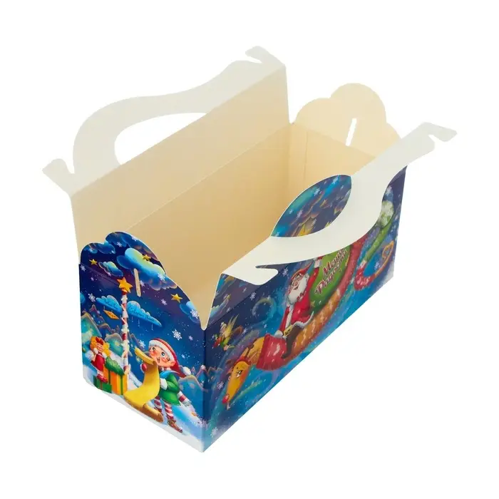 Подарочная новогодняя коробка «Мешок радости» 23×10×10 см