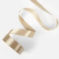 Лента атласная, 25 мм, 23&plusmn;1 м, тёмно-бежевая №268