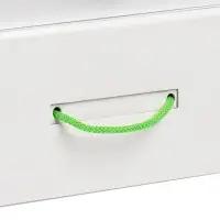 Круглый шнур Lasso S, зеленый неон, 40 см