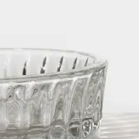 Сахарница стеклянная ZARRIN, 300 мл, d=13 см, h=11 см