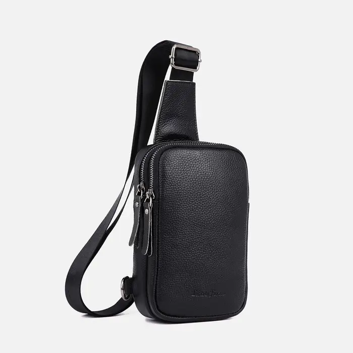 Сумка-слинг на молнии, цвет чёрный Сумка-слинг на молнии, цвет чёрный